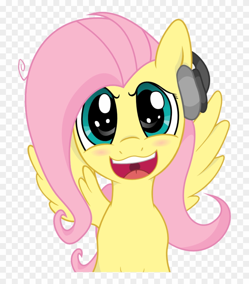 Fluttershy Rainbow Dash Rarity Twilight Sparkle Pinkie - Fluttershy Headphones #908322