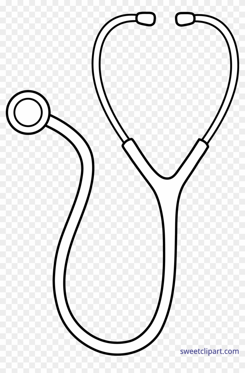 Medicine Clipart Tumblr Transparent - Stethoscope Coloring Page #908425