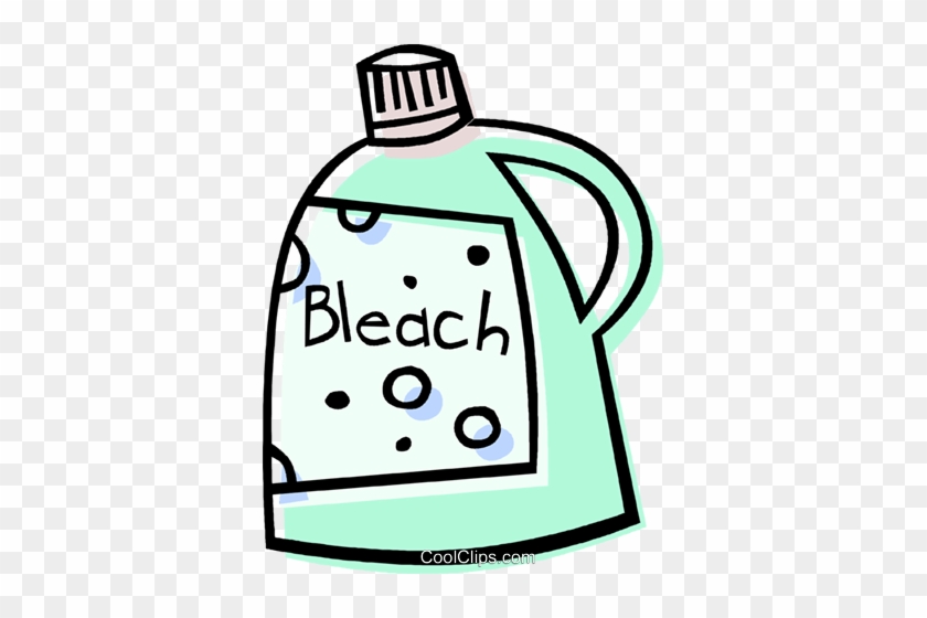 Bleach Royalty Free Vector Clip Art Illustration - Bleach Bottle #908450