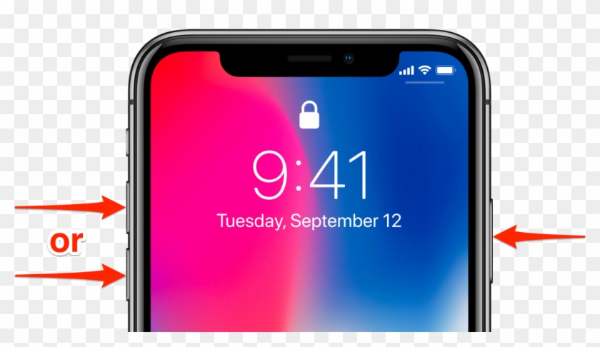 The Screen Flashes White To Indicate You've Taken A - Apple Iphone X - Space Grey #908486