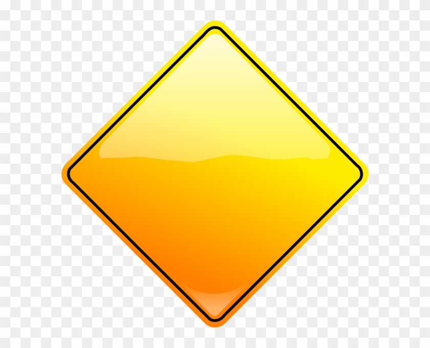 Stop Sign Yellow Png #908526