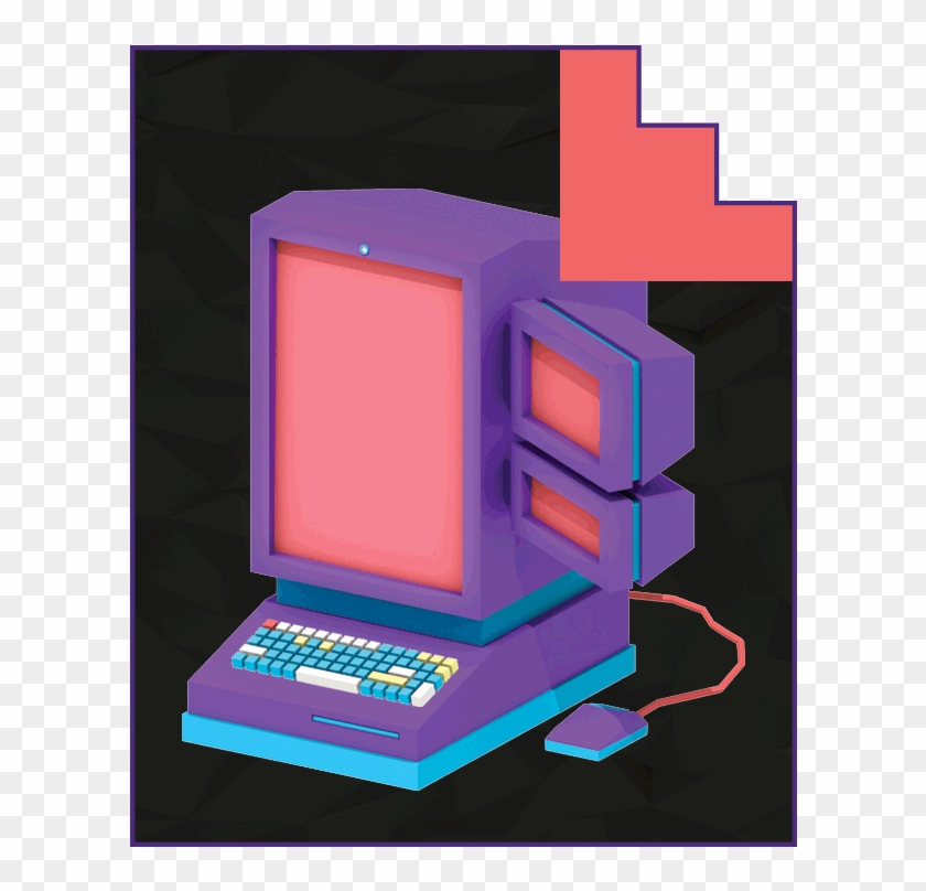 Computer Statt Lehrer Tech Talk „talent 2017 Digitale - Low Poly Computer Gif #908717