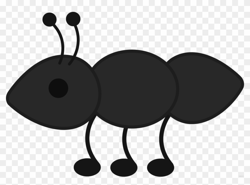 Fire Ant Animal Free Black White Clipart Images Clipartblack - Ant Clipart No Background #908737