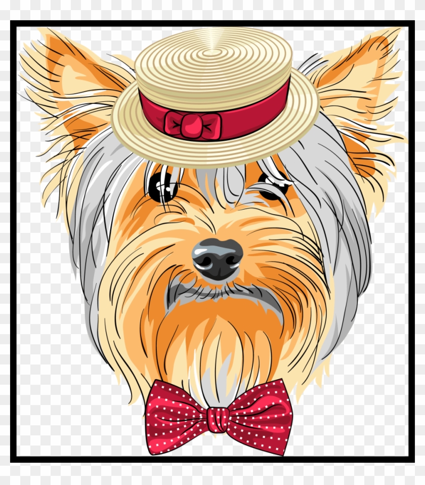 Dog Cartoon Dog Cartoon Transparent Background The - Reproduction D'art Vector Funny Cartoon Hipster Dog #908749