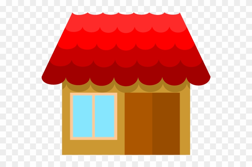 Vector Red House - Roof #908942