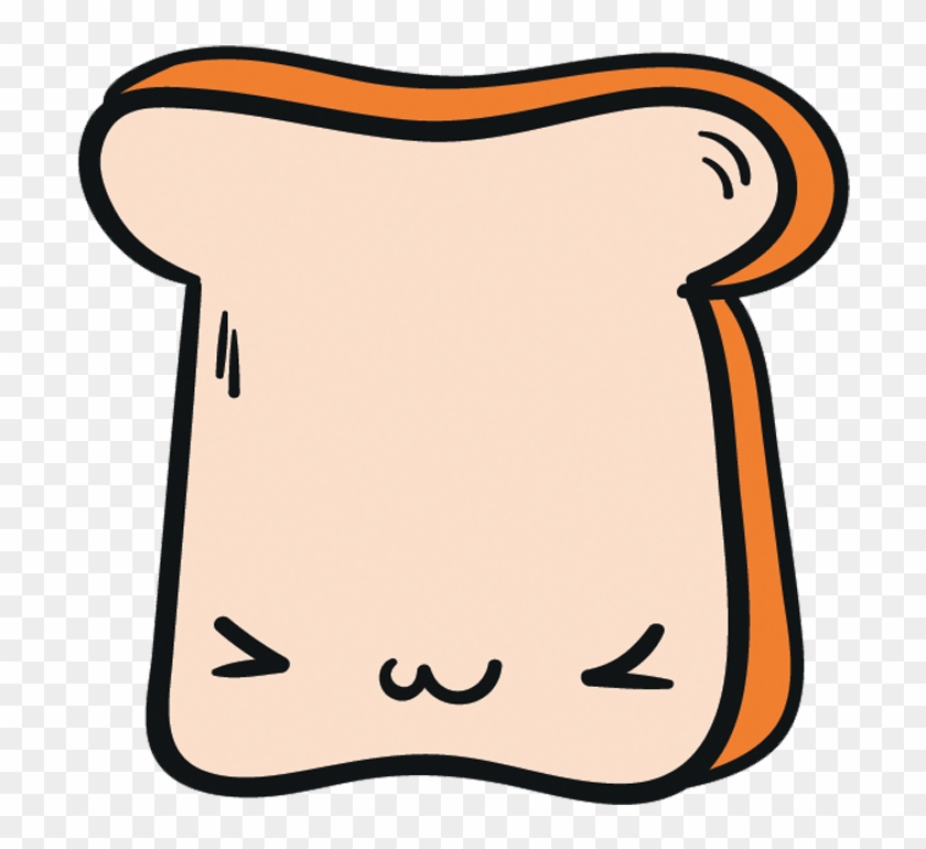 Toast Bread Clip Art - Toast Bread Vector Png #908961