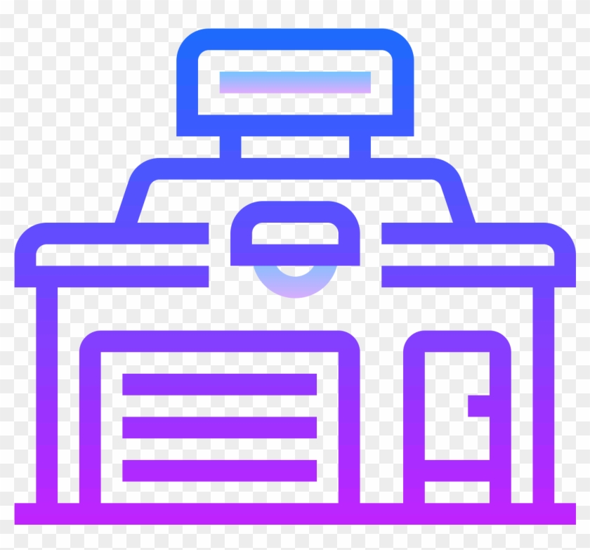 This Icon Is Depicting A House-like Structure That - Vector Graphics #909405