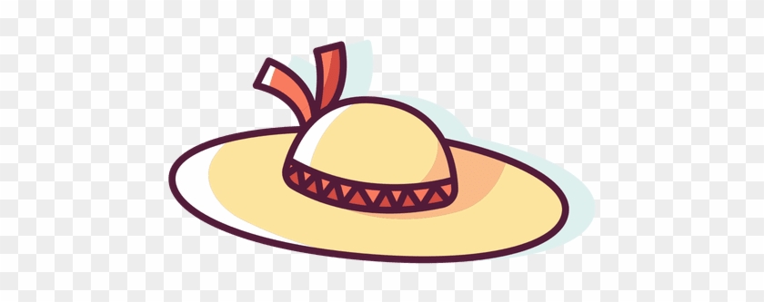 Pin Beach Hat Clipart - Sun Hat #909440