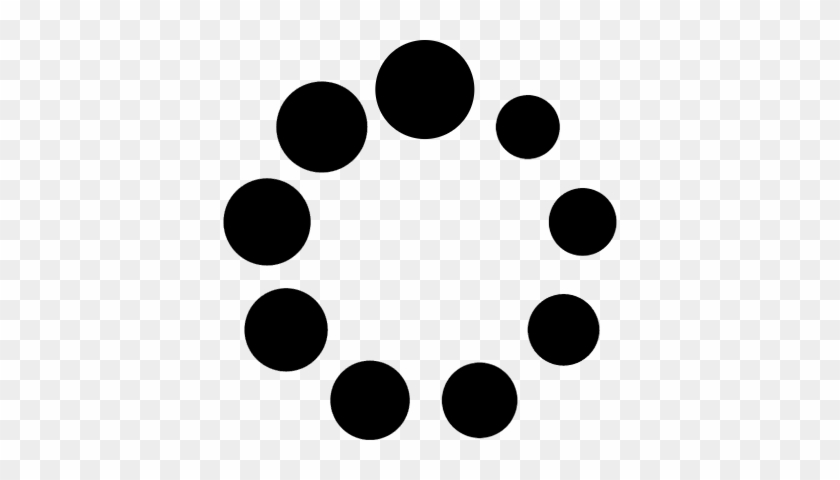 Circles Loader Vector - Loading Circle Transparent Png #909445