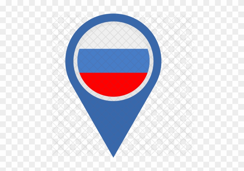 Country, Pointer, Geo, Location, Russia, Rf, Russian, - Icon Location Countr #909669