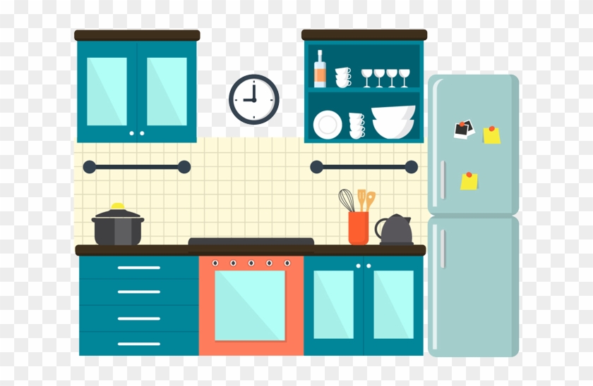 Kuhinje Po Meri - Kitchen Illustration Free #909893