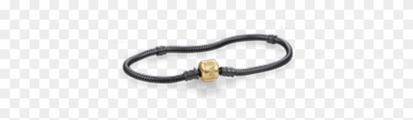 Oxidize Bracelet And Chain With 14k Pandora Clasp - Pandora Charm Silver Snowman #909900