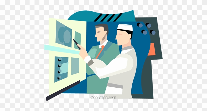 Men Working In Lab Royalty Free Vector Clip Art Illustration - Illustration #909967