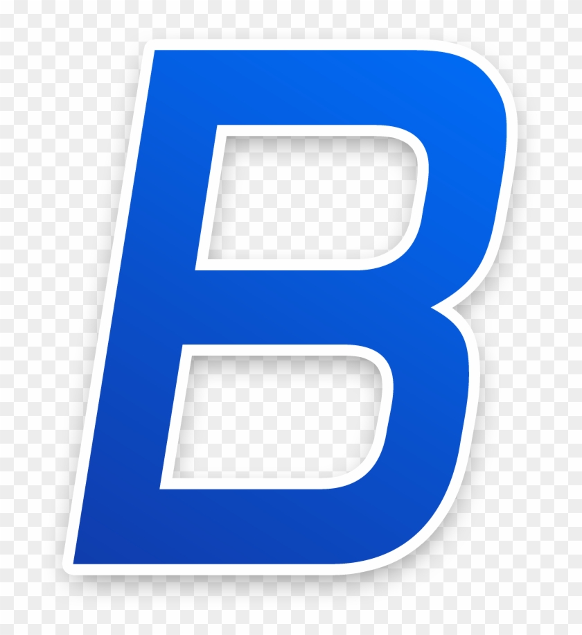 Letter B Png - Blue B Transparent #910098