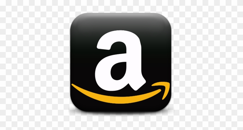 Amazon-icon Kindle App Icon Ibooksicon - Amazon Logo Black Background #910142