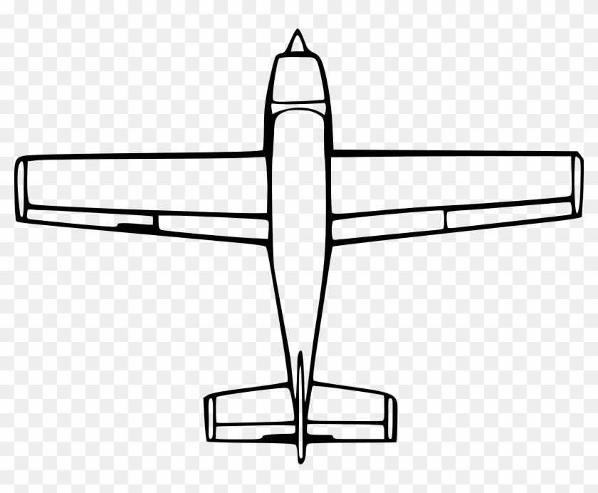 Airplane Clip Art Download - Airplane Birds Eye View #910157