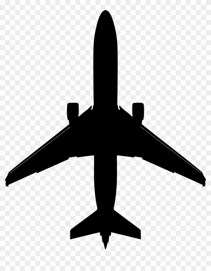 Fighter Jet Clip Art - Plane Silhouette Png #910158