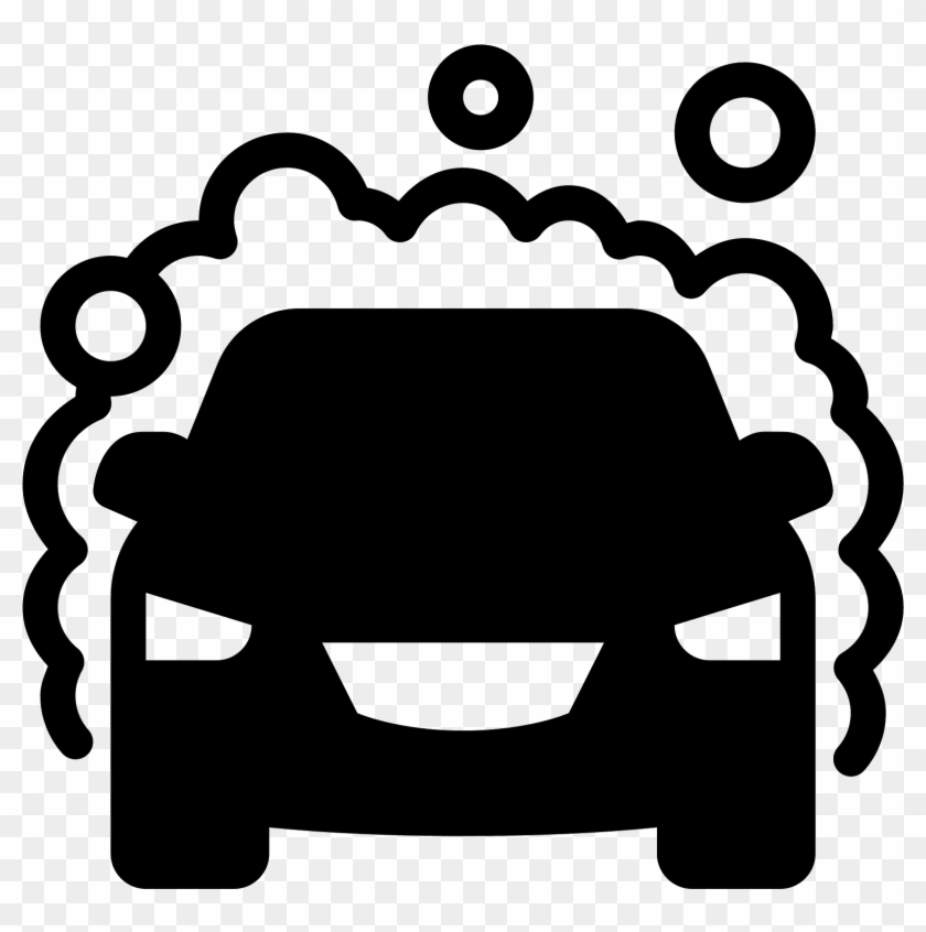 Automatic Car Wash Filled Icon - Car Wash Icon Vector #910176