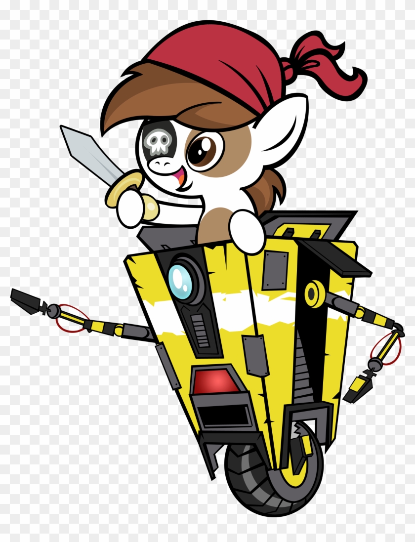 The Pre-sequel Clip Art Fictional Character - Mlp Claptrap #910234