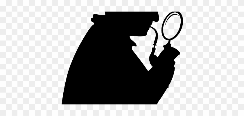 Get Sher-locked Murder Mystery - Sherlock Holmes Silhouette #910321