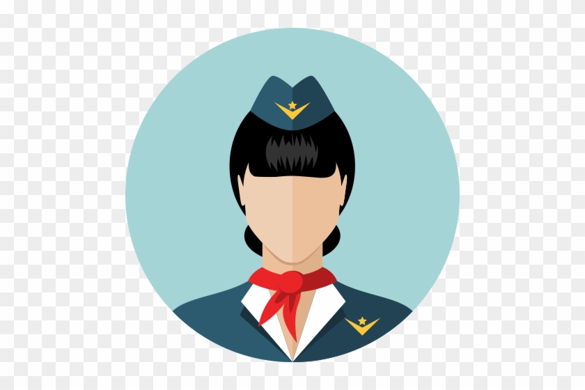 Air Hostess - Air Hostess Cartoon Png #910477