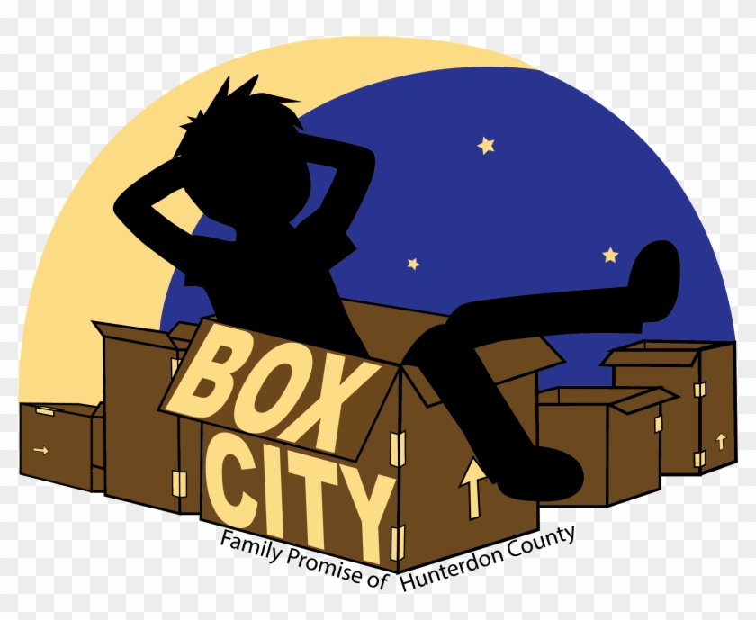 Box Clipart Final - Cardboard Box City Family Promise #910554