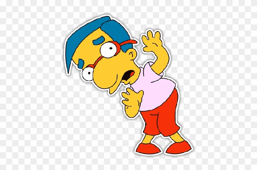 Milhouse Van Houten Bart Simpson Marge Simpson Lisa - Cartoon Characters With Glasses #910636