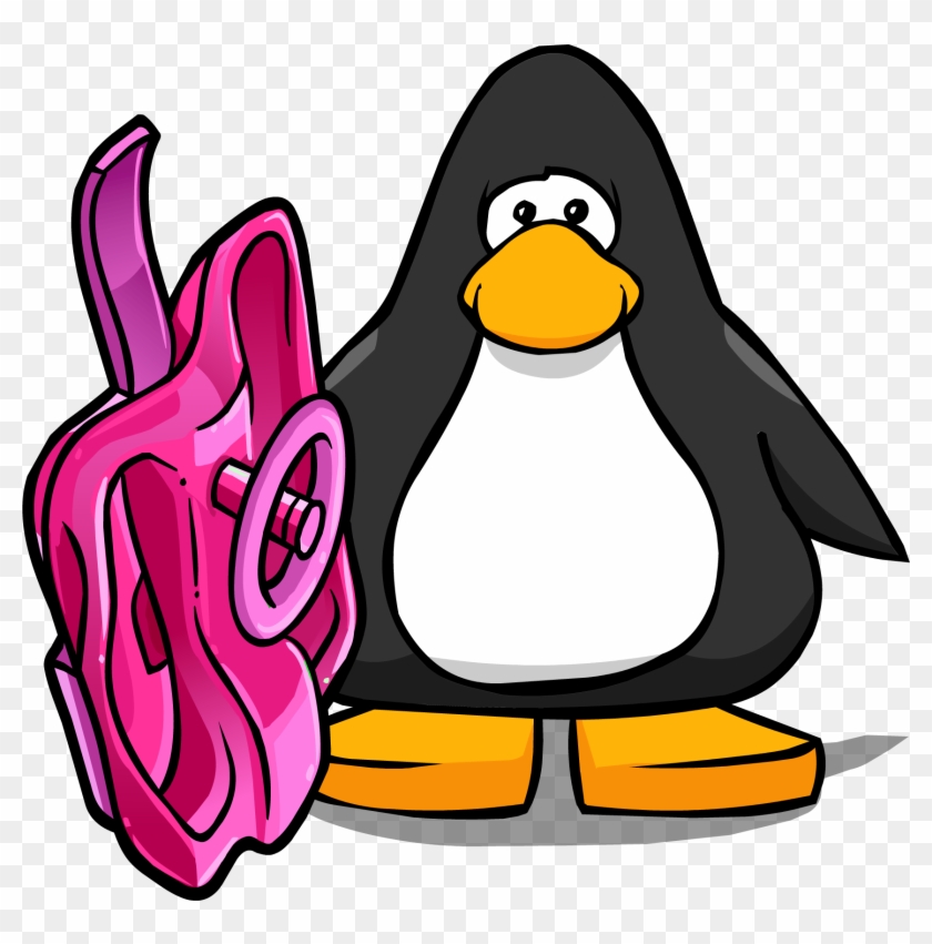 Pink Racing Sledge Pc - Club Penguin Vuvuzela #910849