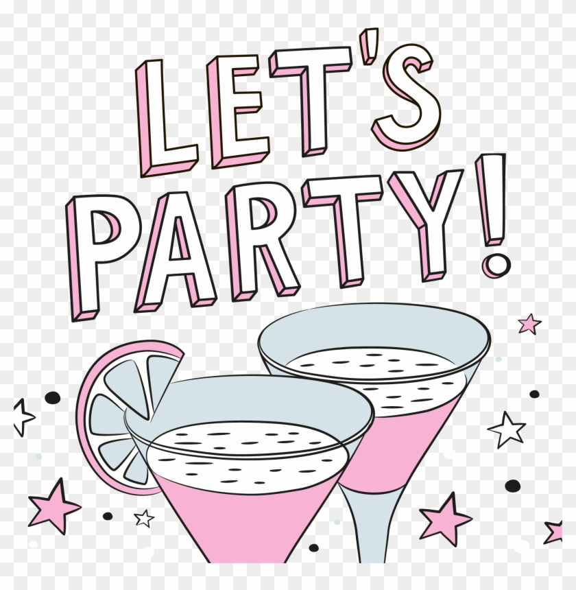 Party U805au4f1a Clip Art - Vector Pink Cocktails #910886