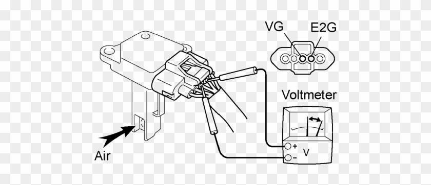 Fig - - 2001 Lexus Gs300 Mass Air Flow Sensor Wiring Diagram #910915