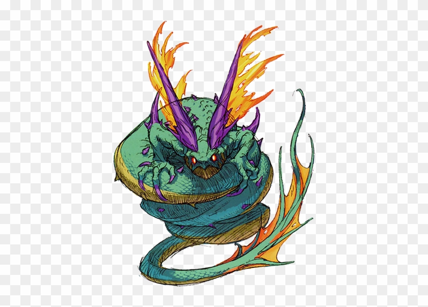 Sprite, Bofiii Tiamatfrontidlesprite - Breath Of Fire 3 Dragon Forms #910922