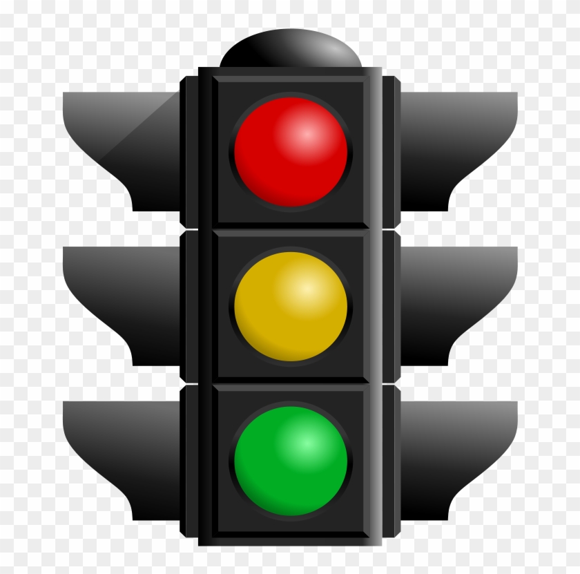 Traffic Clip Art Download - Yellow Traffic Light Icon #910924