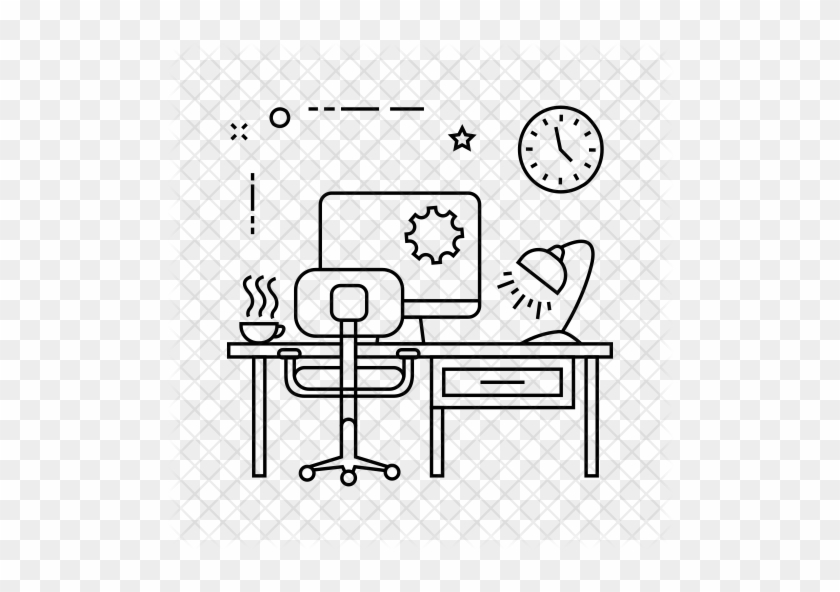 Desk Icon - Outdoor Bench #911000