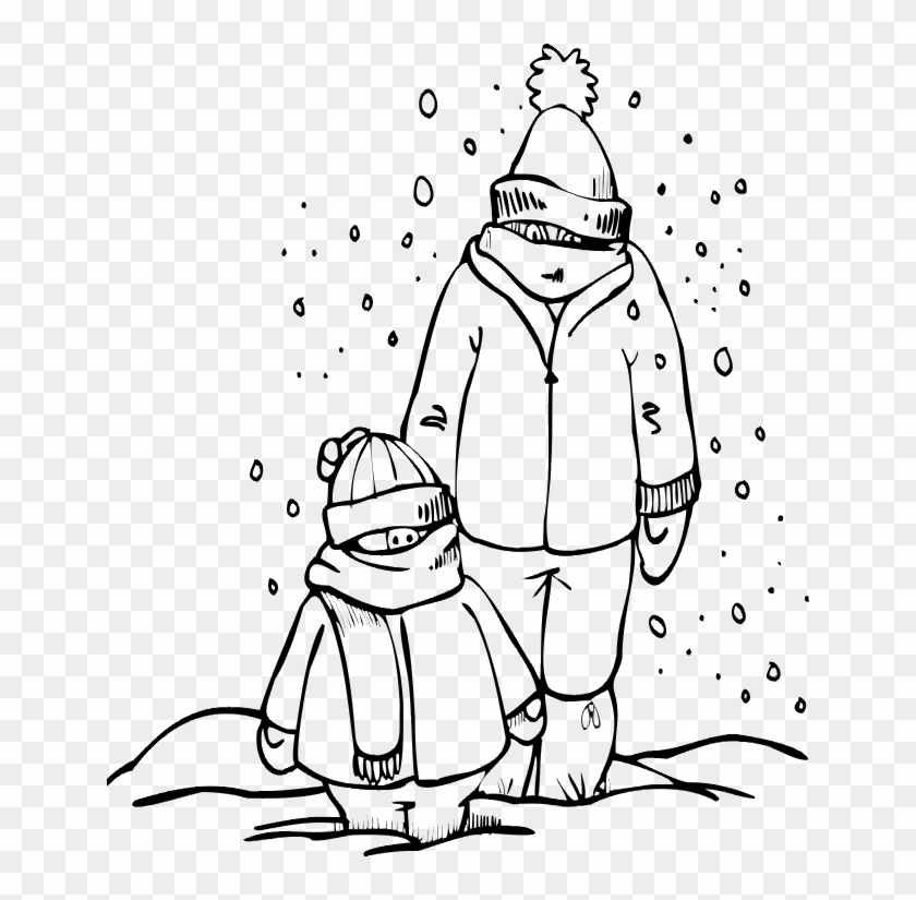 Homeschool - Winter Clothing Coloring Pages #911028