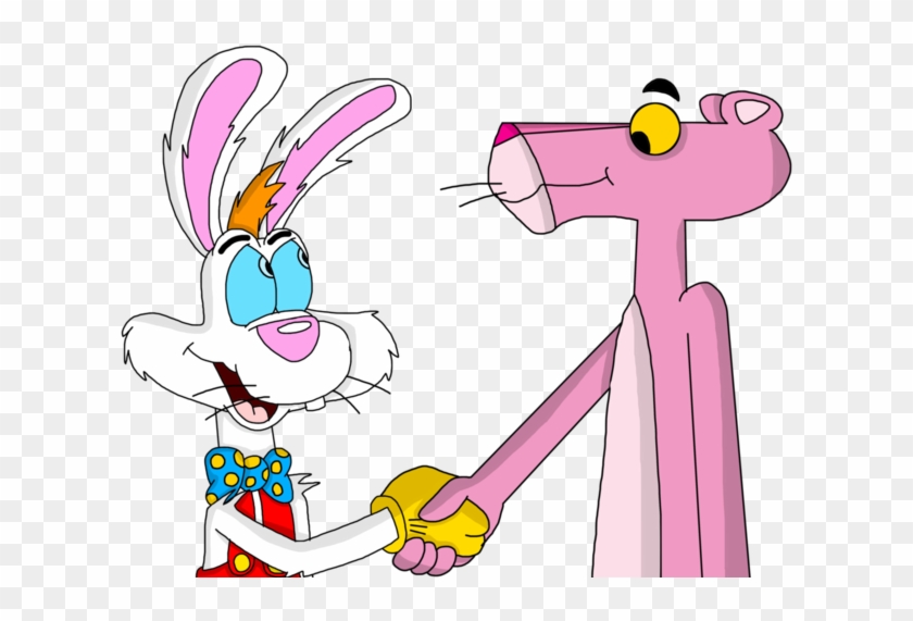 Roger Rabbit Meets The Pink Panther By Marcospower1996 - Cartoon #911115