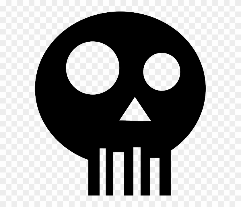 Stylized Death, Skull, Stylized - Simple Skull Vector Png #911133
