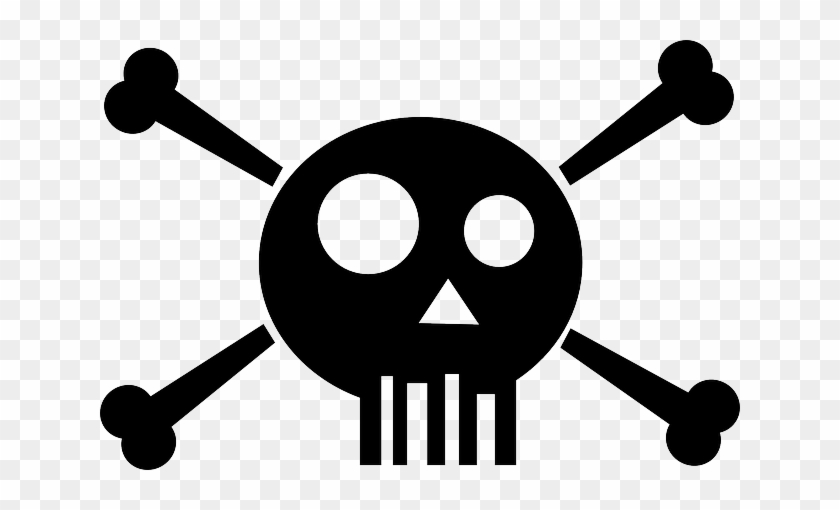 Stylized Death, Skull, Stylized - Skull And Bones #911148