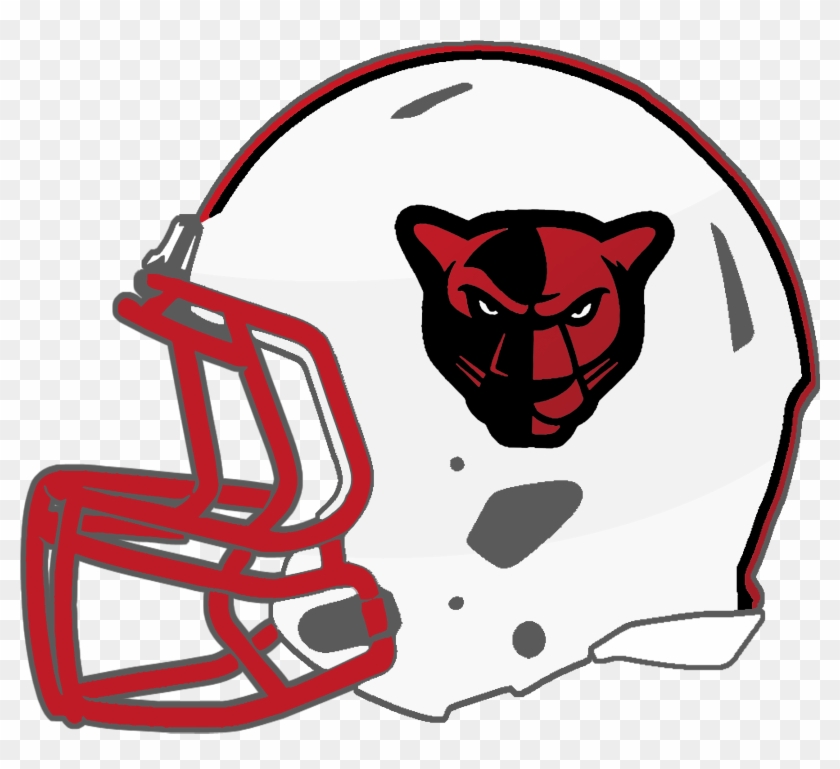 Black Panther Carolina Panthers Paradise High School - Petal Panther Football Helmet #911155
