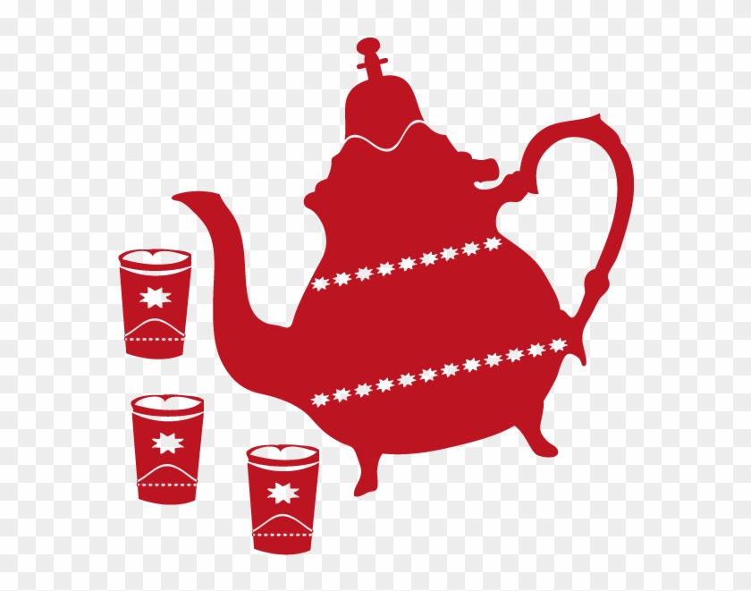 Moroccan Cuisine Maghrebi Mint Tea Teapot Sticker Tajine - Stickers Théière #911268