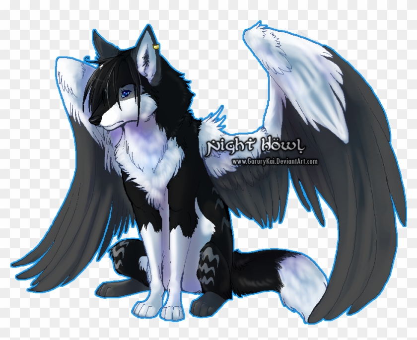 Iexplore Ang Fantasy Art Couples At Higit Pa  Anime Wolf With Wings   Free Transparent PNG Clipart Images Download