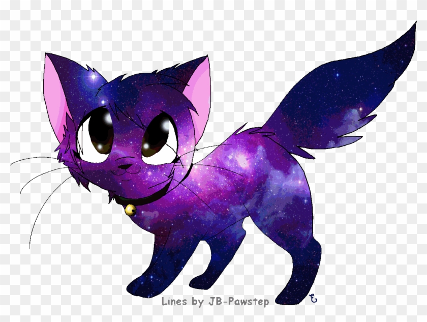 Download Anime Animecat Galaxy Galaxycat Kawaiicat Kawaii Cute PNG Image  with No Background  PNGkeycom