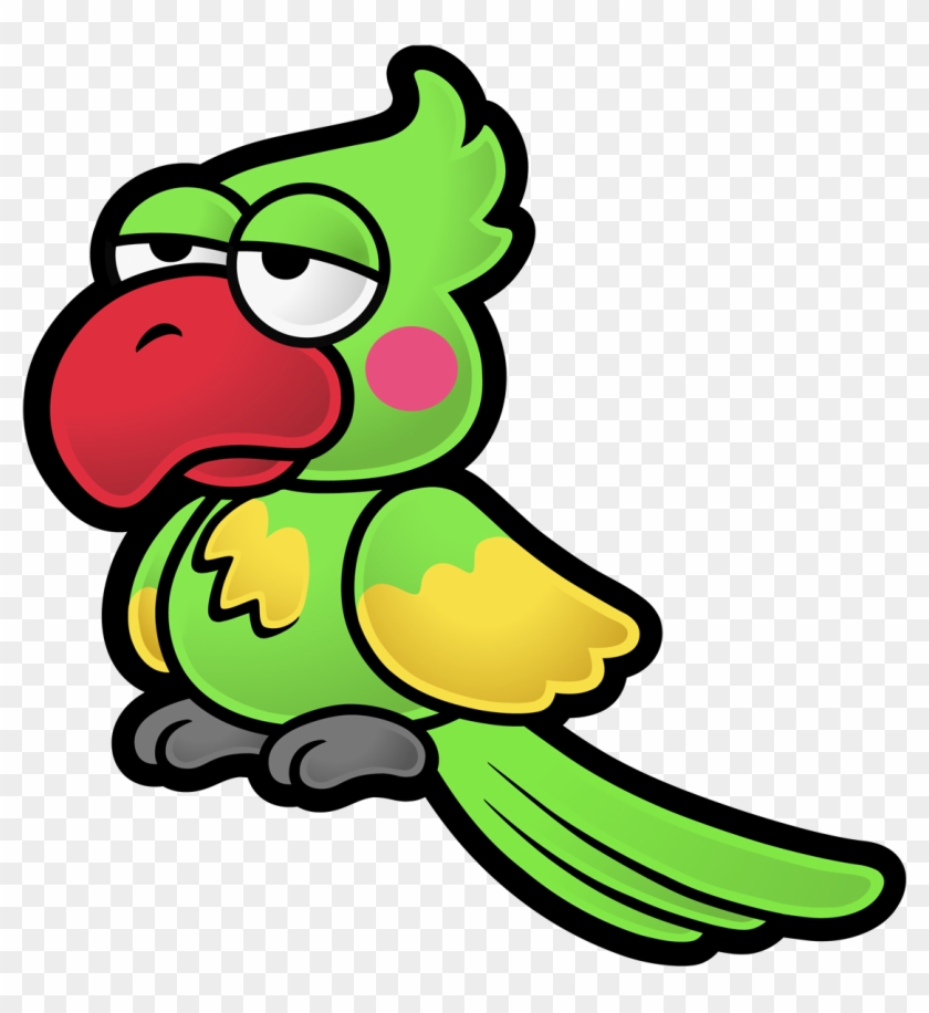 Bad Parrot Joke - Paper Mario The Thousand Year Door Parrot #911423