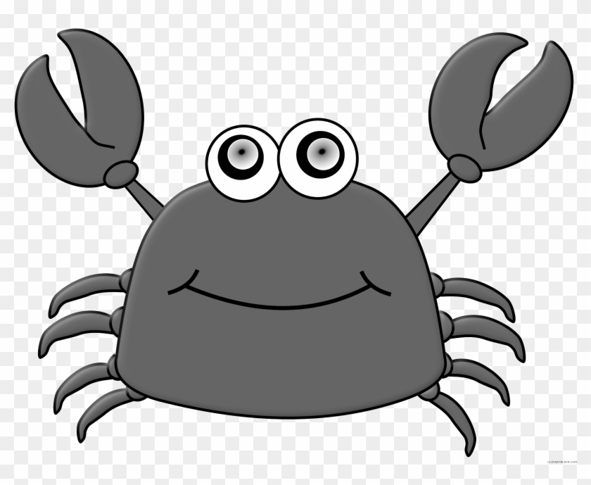 Cartoon Crab Animal Free Black White Clipart Images - Red Objectscartoon #911551