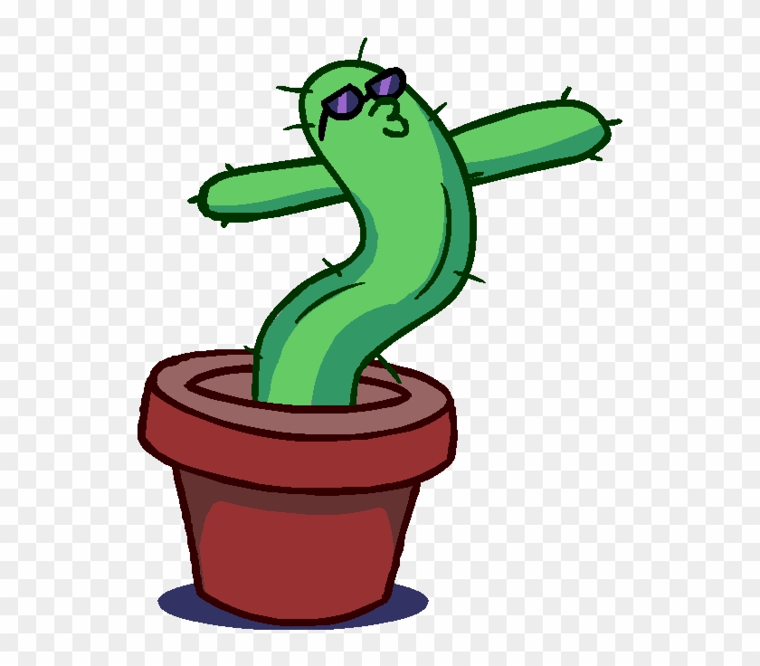 Gif, Cacto, And Cartoon Image - Dancing Cactus Gif #911546
