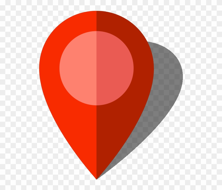 Location Map Pin Red10 - Location Icon Orange Png #911586