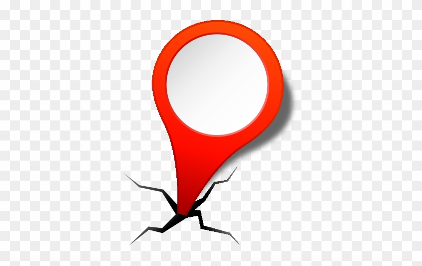 Location Map Pin Red2-1 - Maps Icon Red Png #911592