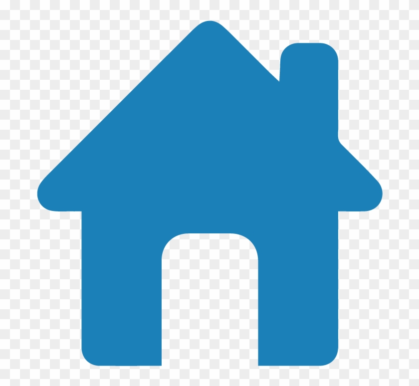 blue house icon