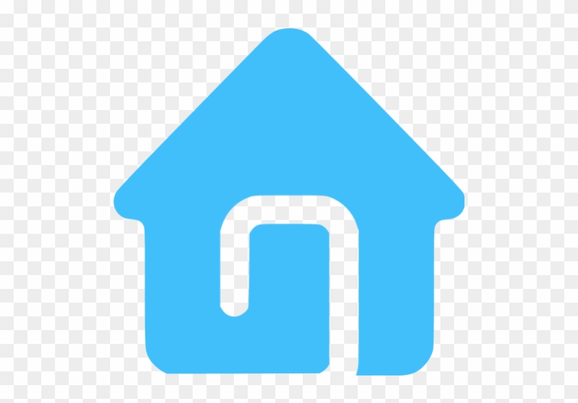 Blue Home Icon For Kids - Home Icon For App #911627