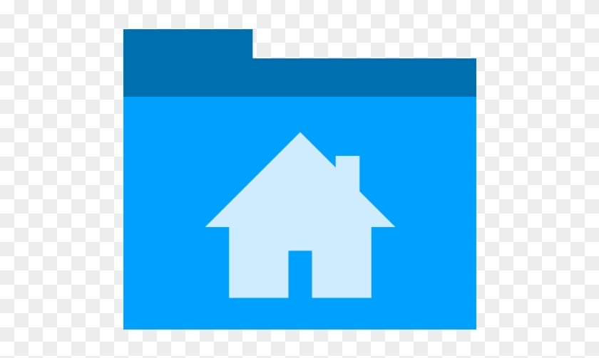 Free Blue House Icon Png - File Home Icon #911629
