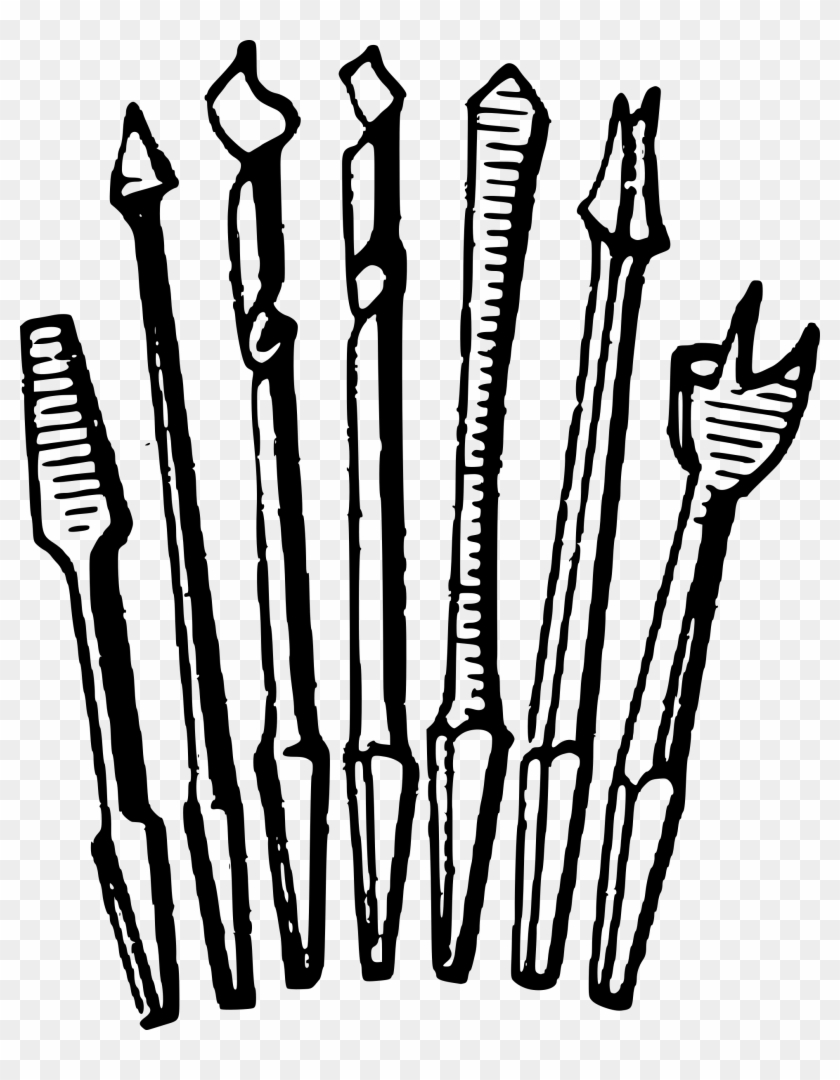 Simple Tools3 - Drill Bits Clip Art #911896